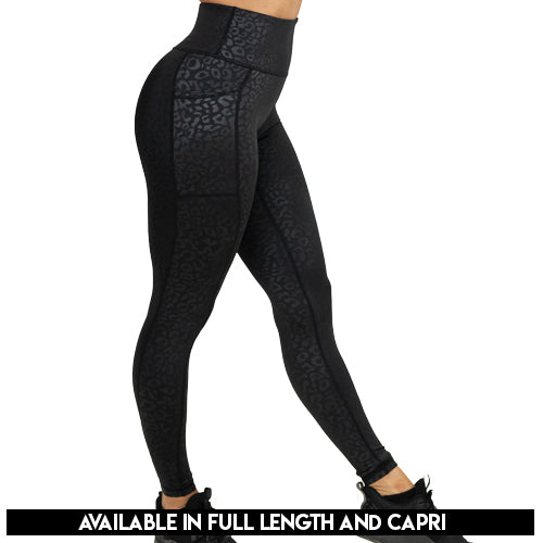 CVG- Black Leopard Leggings