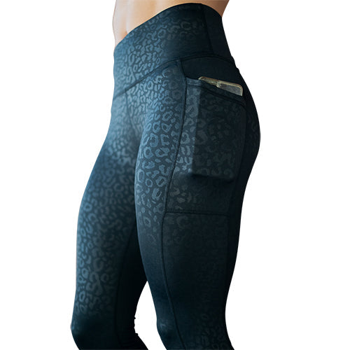 CVG- Black Leopard Leggings