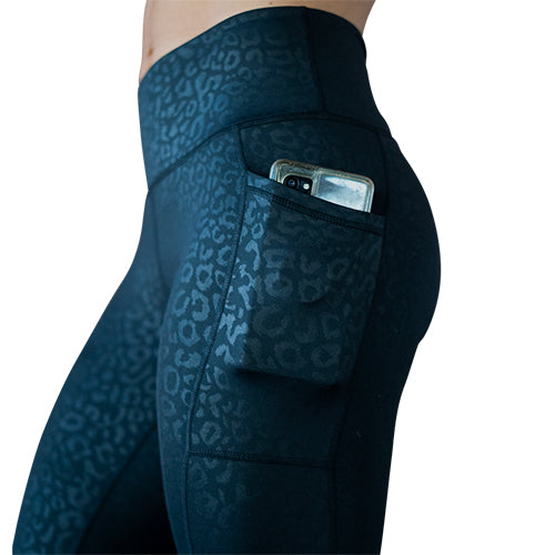 CVG- Black Leopard Leggings