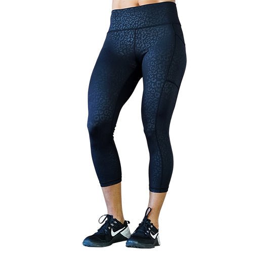 CVG- Black Leopard Leggings
