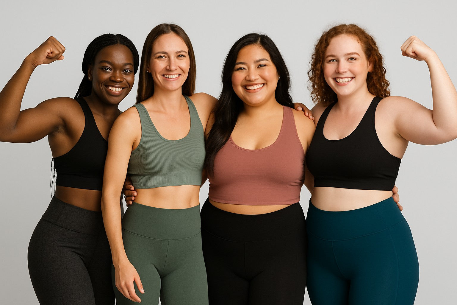 Women wearing barbella box apparel