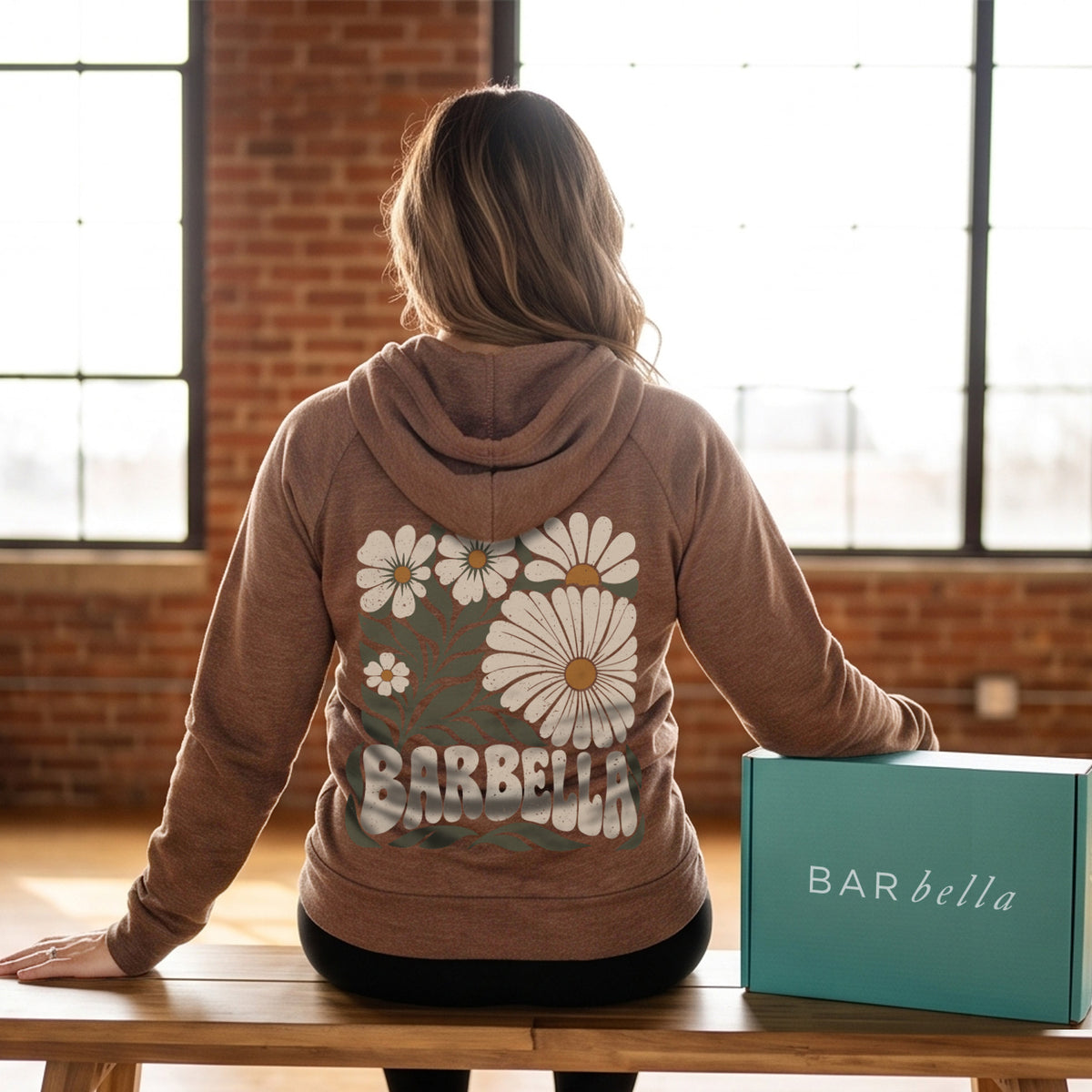 Barbella customer with her monthly box