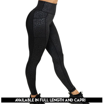 CVG- Black Leopard Leggings