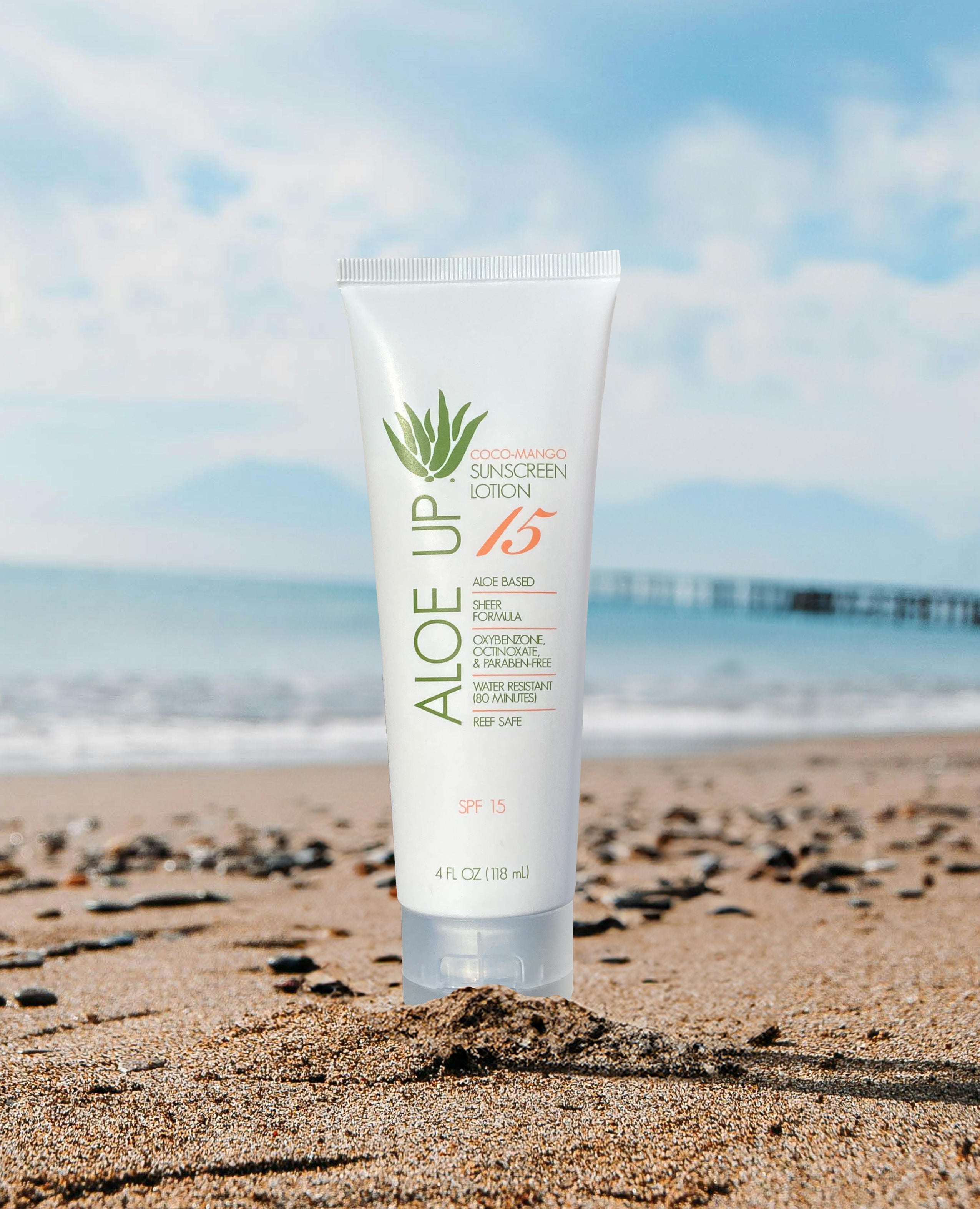Aloe Up - Sunscreen (SPF 15 Sunscreen Lotion 4oz)