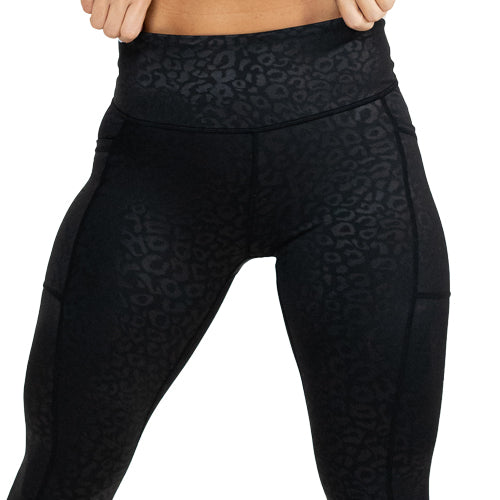 CVG- Black Leopard Leggings